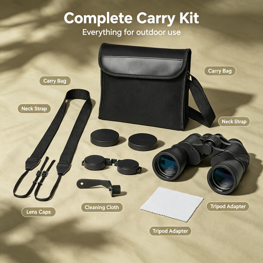 7x50 Binoculars for Bird Watching and Outdoor Sightseeing